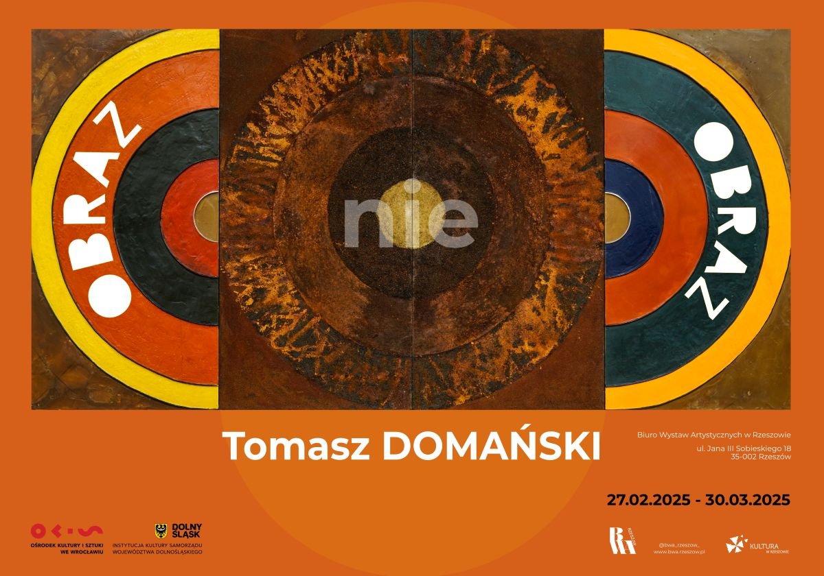 Tomasz Domański. Obraz nie obraz