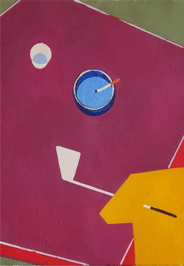 Autoportret z fajką. Ignacy Oboz