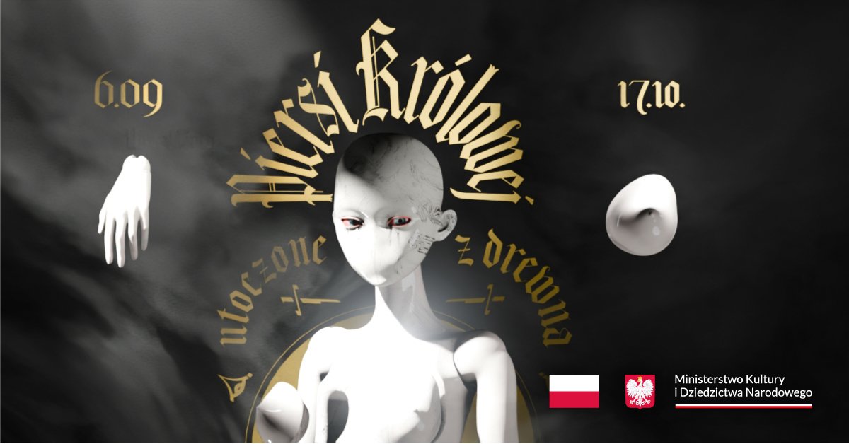 Piersi królowej utoczone z drewna