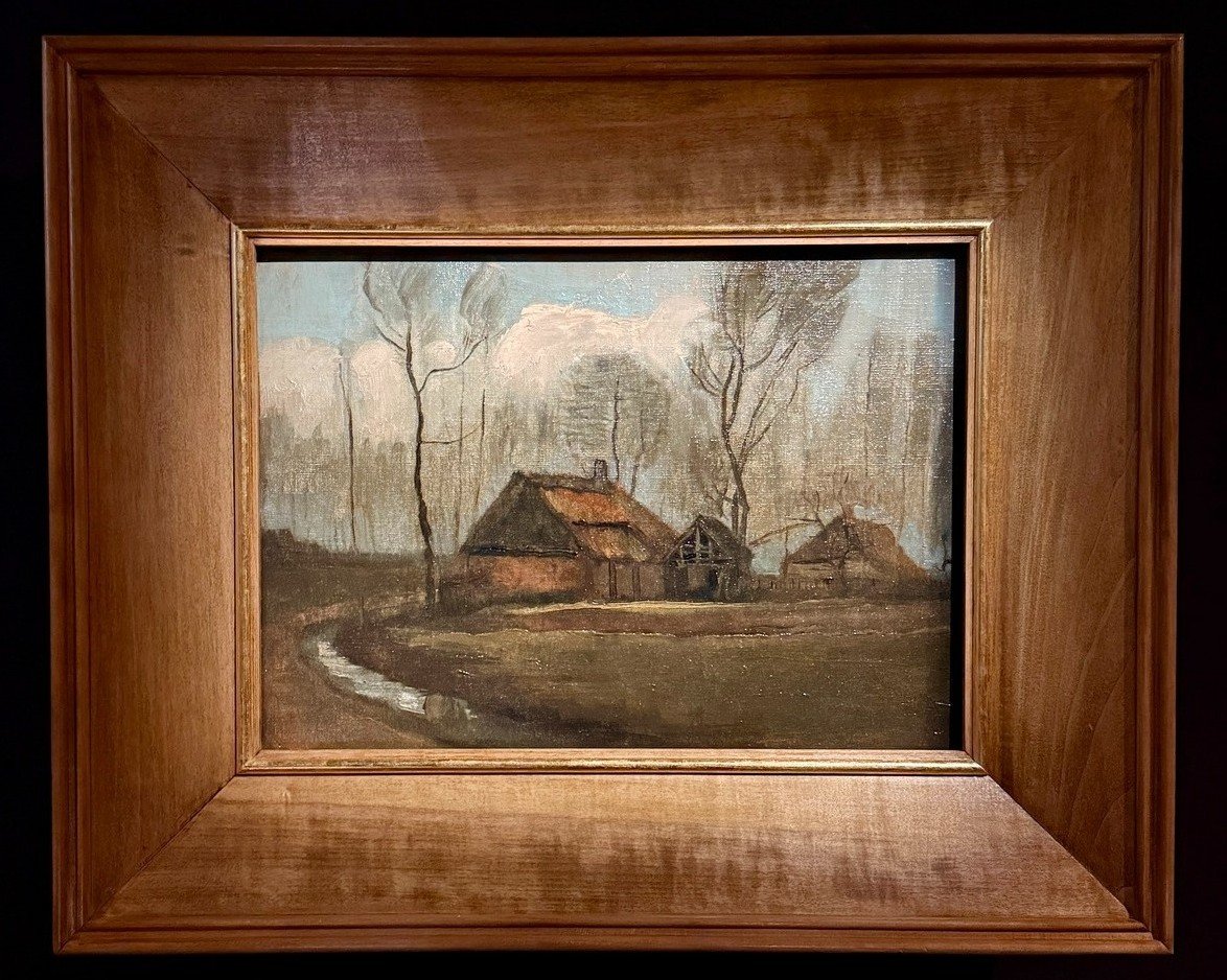 Vincent van Gogh: Wiejskie chaty pośród drzew